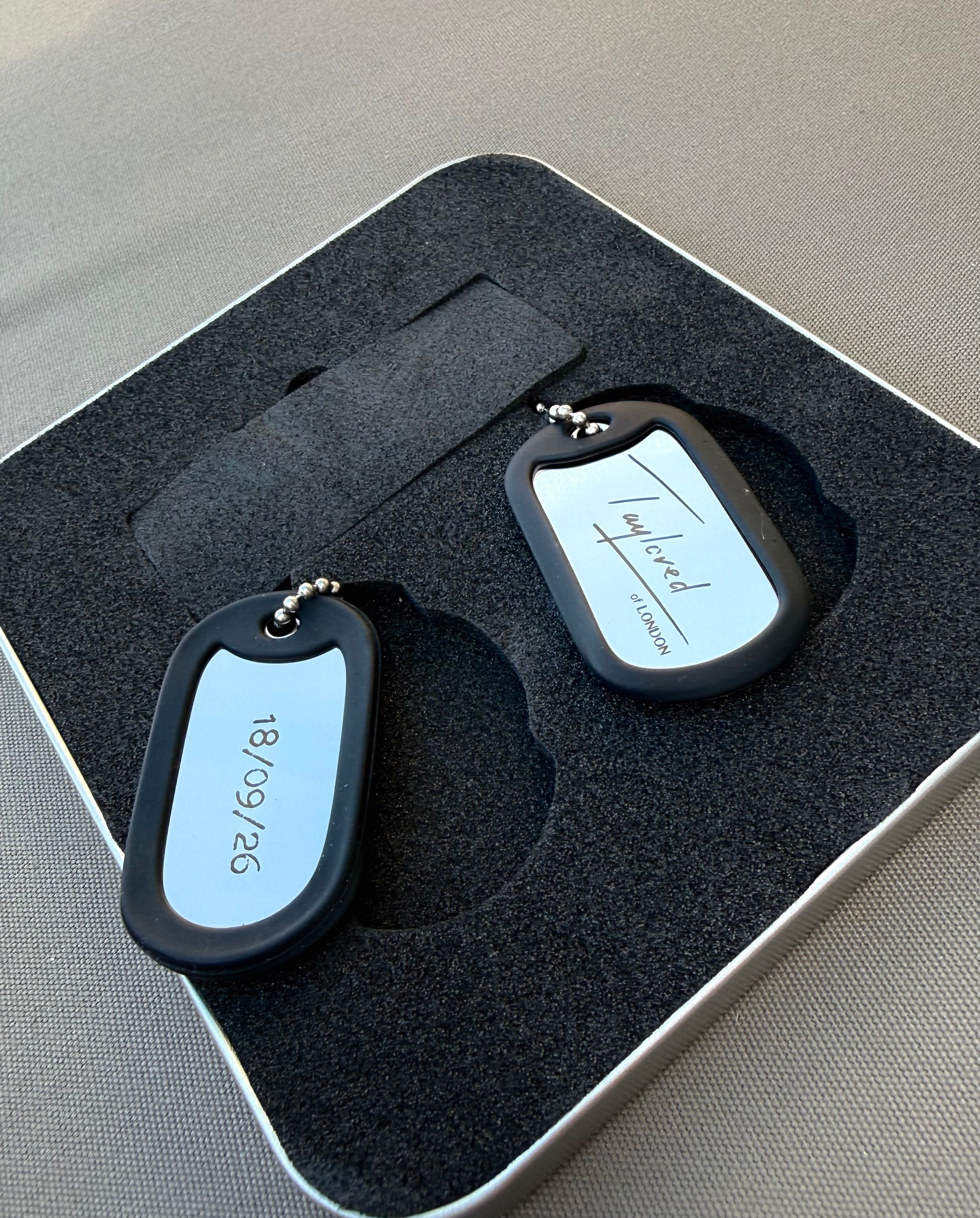 Taylored | Violence Insane in a Beautiful World | Dog Tag Necklace