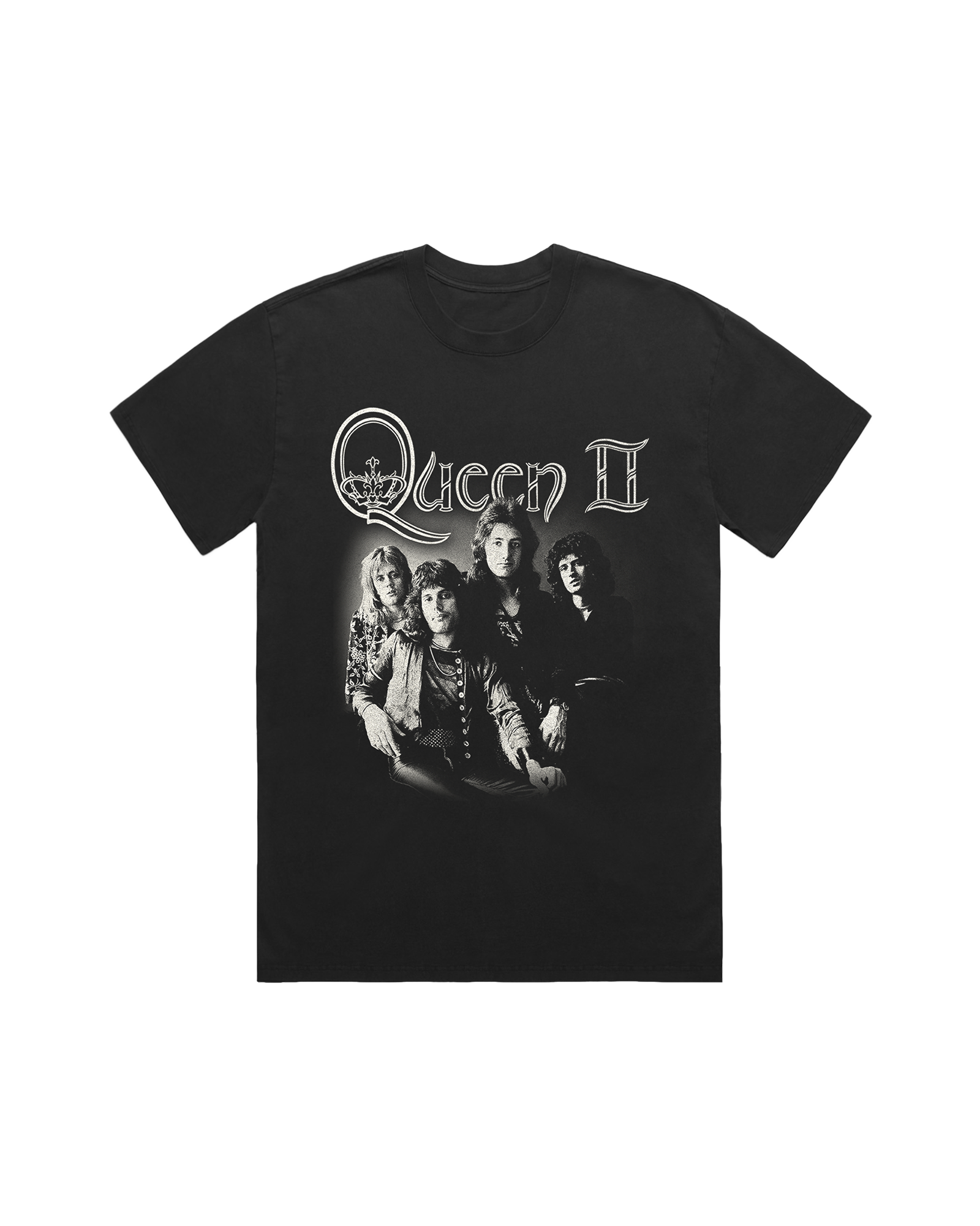 QUEEN II | Photo Black T-Shirt