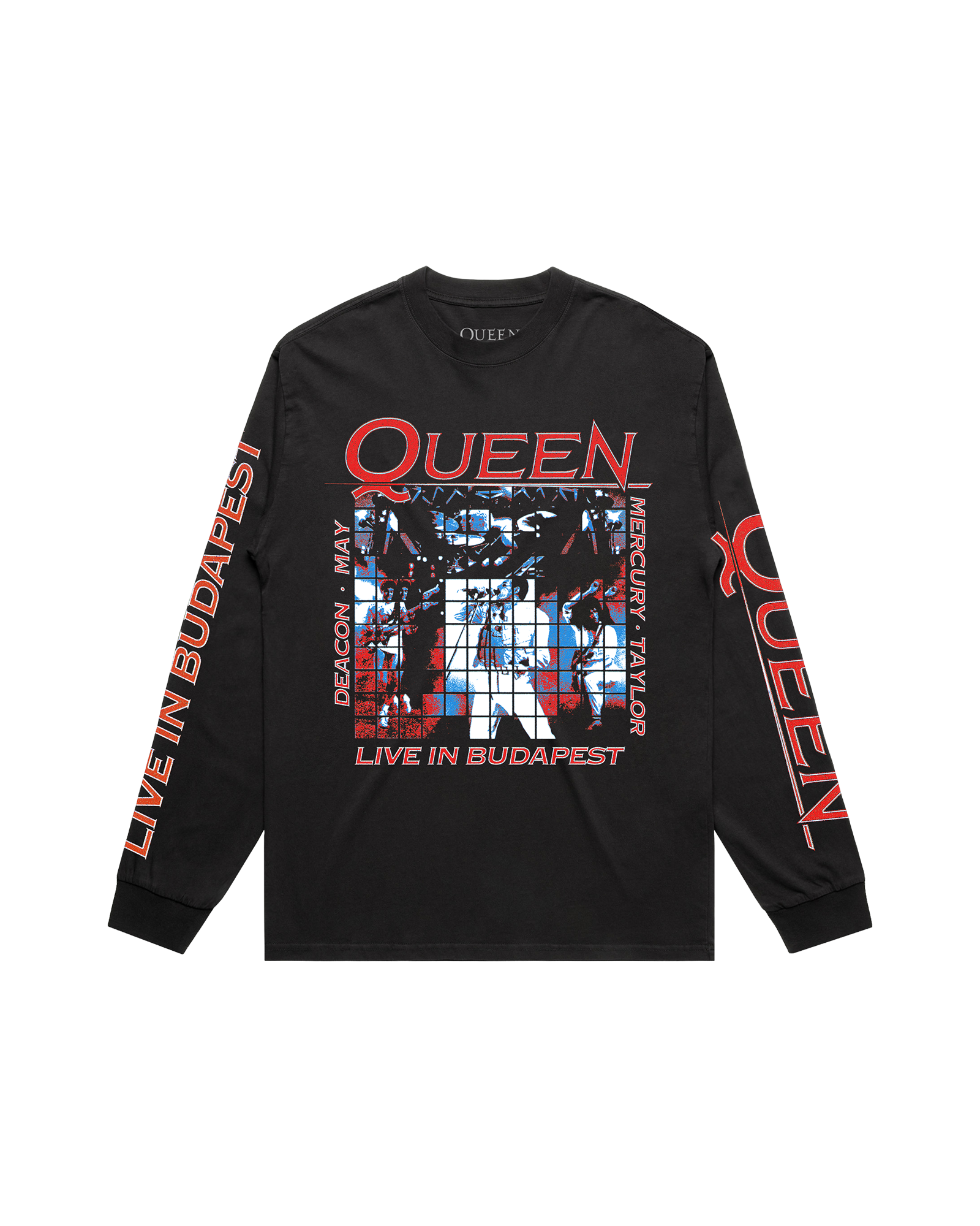 Queen Budapest 40th Anniversary | Black Longsleeve