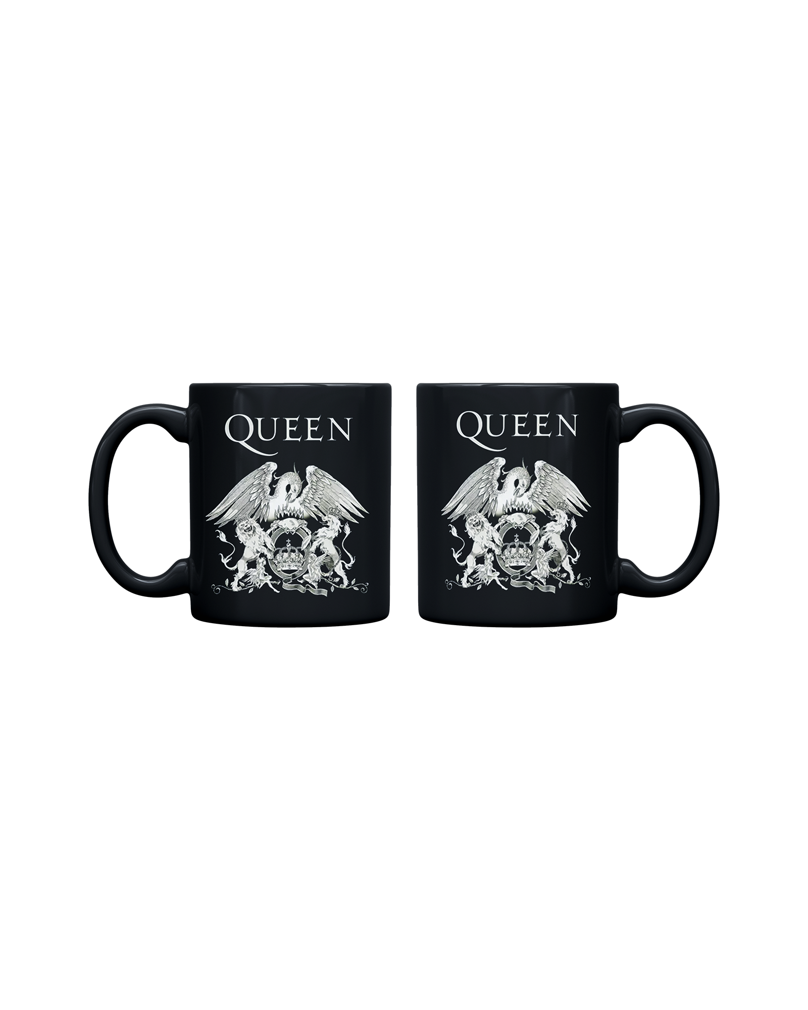 Queen Crest | Black Mug