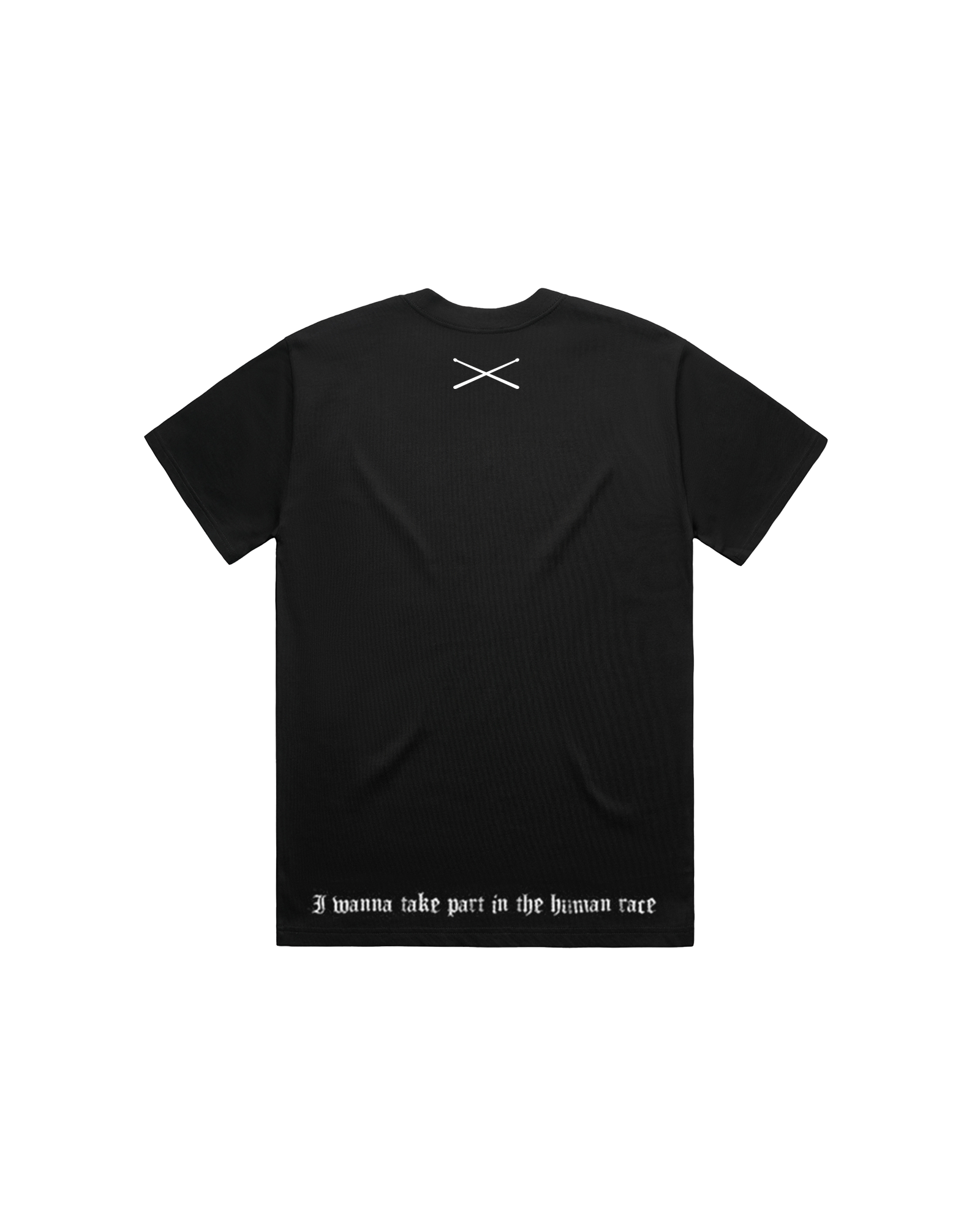 Full Front Print | Black T-Shirt