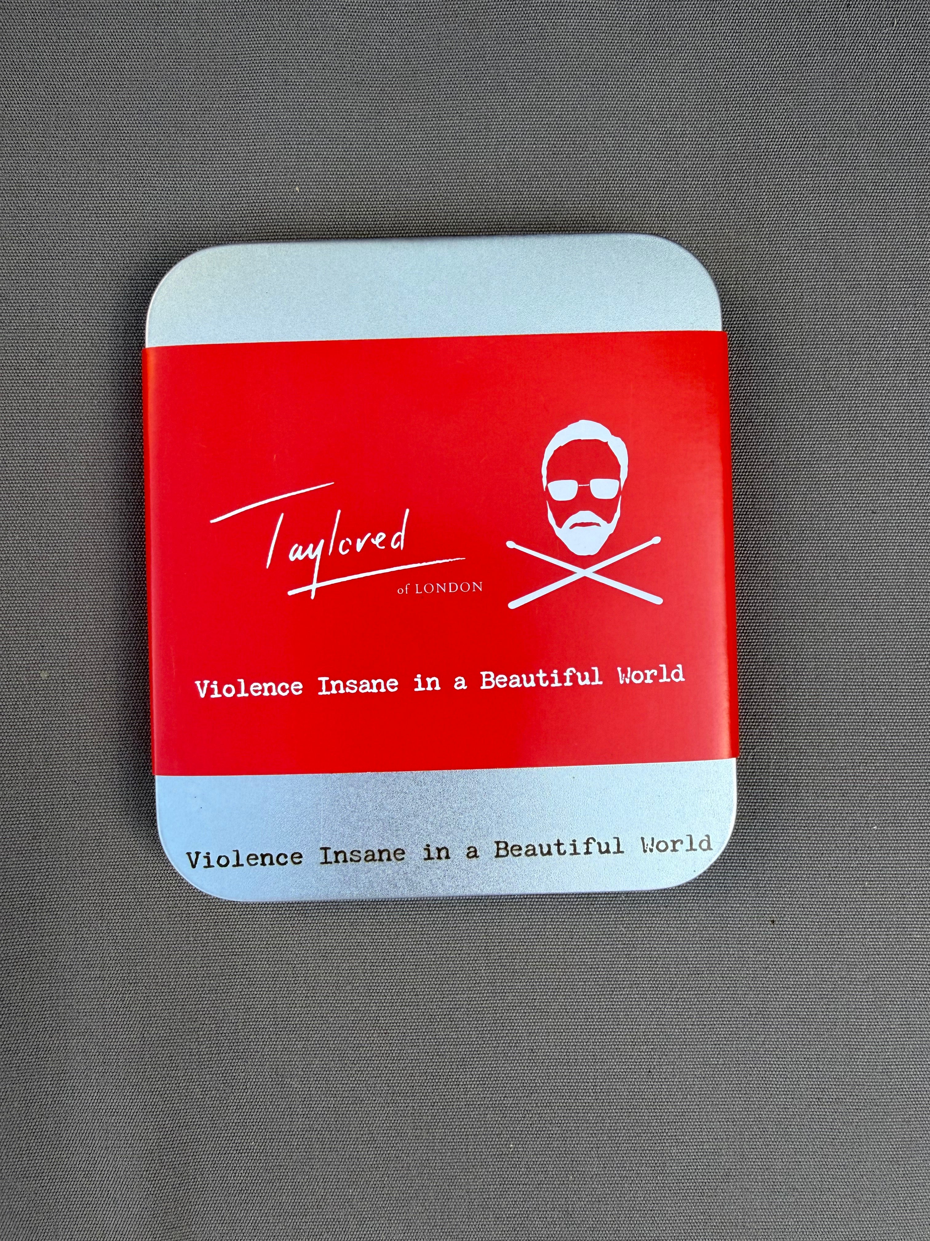 Taylored | Violence Insane in a Beautiful World | Dog Tag Necklace