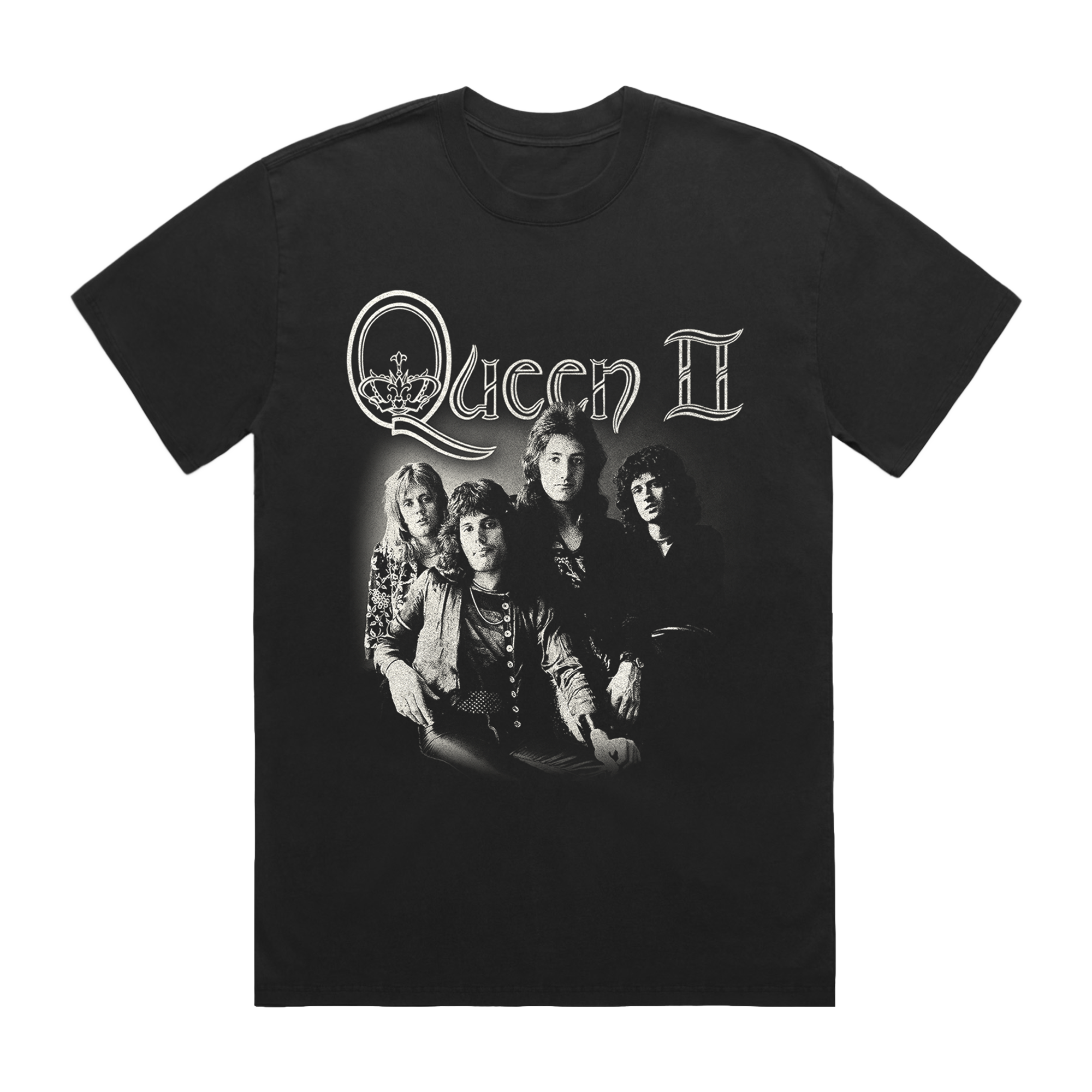 QUEEN II | Photo Black T-Shirt
