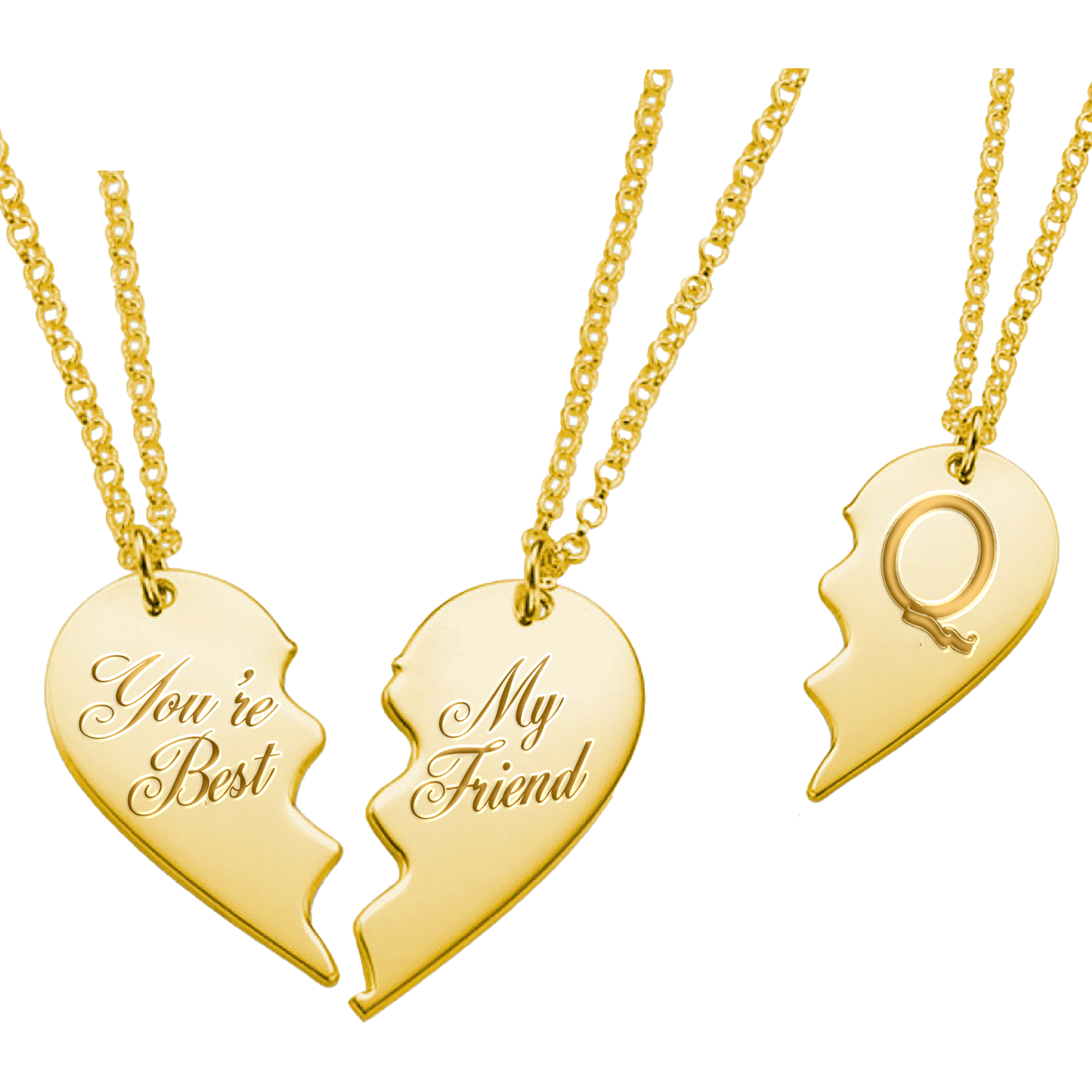 Best Friend Gold Plated Necklace